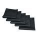 Набор микрофибровых полотенец для стекла Diamond Glass Towel The Rag Company 40*40см Черный 6 шт