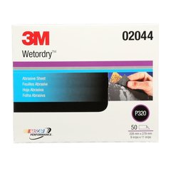 3M Бумага наждачная водостойкая 02044 Wetordry 138 х 230 мм P2000