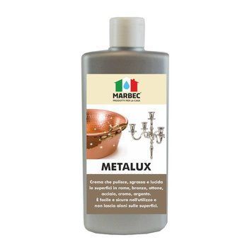 Крем для очищення міді, бронзи, латуні та срібла Marbec Metalux 250 мл