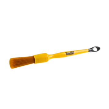Хімостійкий м'який пензель для зовнішнього миття та салону Work Stuff Detailing Brush Albino Orange 16 mm, Оранжевый