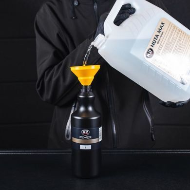 Пляшка з розпилювачем 1 л для автохімії K2 MIXER, Черный
