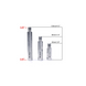 Набор удлинителей М14 3 шт. для ротора - MaxShine RO Polisher Extension Shaft Set (7015812)