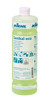 Лужний засіб для прибирання санітарних приміщень Sanikal-eco, 1 л, Kiehl