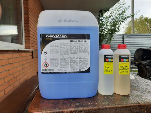 Професійний засіб для миття скла Kenotek Glass Cleaner Бельгія 20л