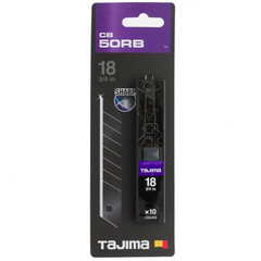 Сегментні леза Premium 18 мм TAJIMA DORA Razar Black Blades CB50RB, 10 шт.