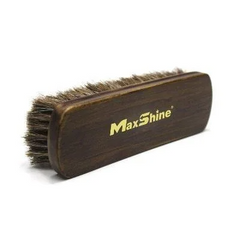 Стандартна щітка з кінського ворсу універсальна - MaxShine Horsehair Cleaning Brush коричневий, Черный