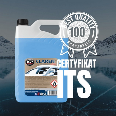Омыватель зимний K2 Claren Windshield washer concentrate K645 -40 &deg;C концентрат для лобового стекла 5 л
