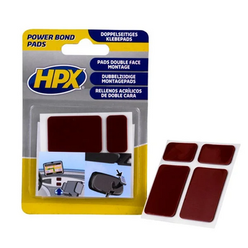 Профессиональная автомобильная Высечка HPX POWER BOND для монтажа зеркал заднего вида, регистраторов 4 шт/компл.