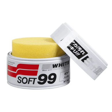 Очищающий воск для белых автомобилей SOFT99 White Super Wax