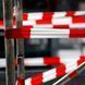 Барьерная лента HPX Barrier Tape для ограждения территорий 50 мм х 100 м Бело-красная