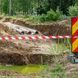 Барьерная лента HPX Barrier Tape для ограждения территорий 50 мм х 100 м Бело-красная
