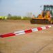 Барьерная лента HPX Barrier Tape для ограждения территорий 50 мм х 100 м Бело-красная