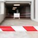 Барьерная лента HPX Barrier Tape для ограждения территорий 50 мм х 100 м Бело-красная