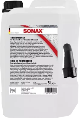 Средство для очистки и защиты пластика и резины матовое 5 л SONAX Deep Care Silk Mat (383500)