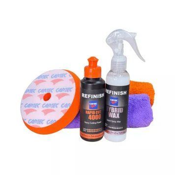 Набор для удаления царапин и полировки авто Cartec Sample kit (4000 + Hybrid Wax)