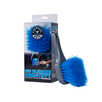 Щітка для очистки шин, гуми та жорсткого текстурного пластику Big Blue Stiffy Heavy Duty Tire Brush, Зелений