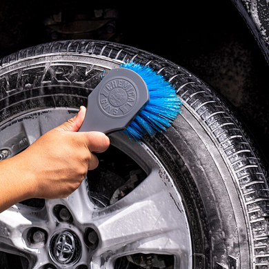 Щітка для очистки шин, гуми та жорсткого текстурного пластику Big Blue Stiffy Heavy Duty Tire Brush, Зелений