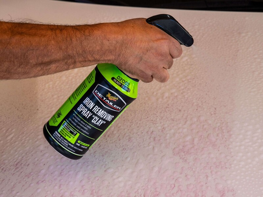 Очиститель кузова от частиц металла Meguiar's DRTU200232 Iron Removing Spray Clay, 945 мл