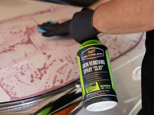 Очиститель кузова от частиц металла Meguiar's DRTU200232 Iron Removing Spray Clay, 945 мл