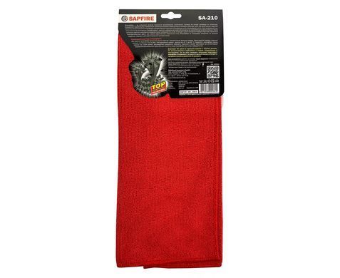 Салфетка из микрофибры универсальная 35х40 см красная SA-210 SAPFIRE Cleaner