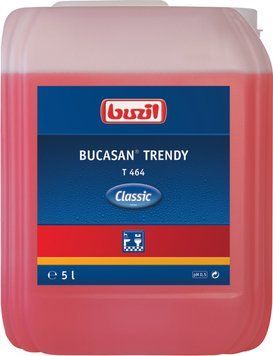 T464 Bucasan Trendy, средство для сантехники на основе амидосульфоновой кислоты, с интенсивным ароматом Buzil