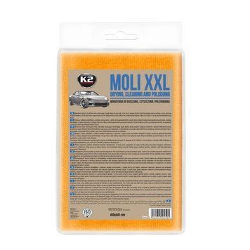 Полотенце K2 Moli XXL универсальное влаговпитывающее из микрофибры 60 см х 60 см