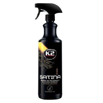 Средство по уходу за приборной панелью и пластиковыми деталями K2 Satina PRO 1 л.