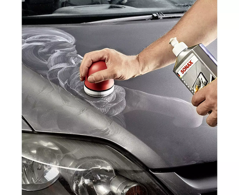 Кольорова поліроль з воском сірий 250 мл SONAX Polish&Wax Color NanoPro (296341)