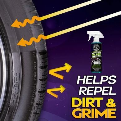 Захисний засіб для гуми GALACTIC BLACK WET LOOK TIRE SHINE DRESSING - 473мл