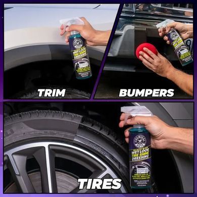 Захисний засіб для гуми GALACTIC BLACK WET LOOK TIRE SHINE DRESSING - 473мл