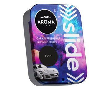 Автомобильный ароматизатор Aroma Car Organic SLIDE - Black (116903)