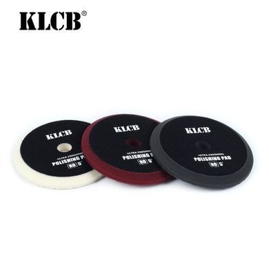 KLCB KA-P015 Полировочный круг полутвердый бордовый RO Polishing pad