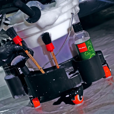 Тележка для ведра на колёсах с органайзером MaxShine Rolling Bucket Dolly