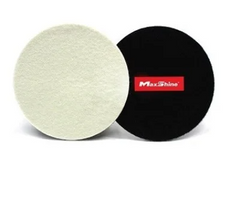 Набір полірувальних кругів фетрових 2 шт. - MaxShine Glass Wool Polishing Pad 130 мм. білий (2065130)