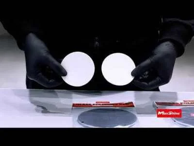 Набор полировальных кругов фетровых 2 шт. - MaxShine Glass Wool Polishing Pad 130 мм. белый (2065130)