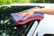 Рушник микрофибровое - MaxShine Microfiber Towel 40x60 див. 600 gsm сіро-червоний (1014060G)