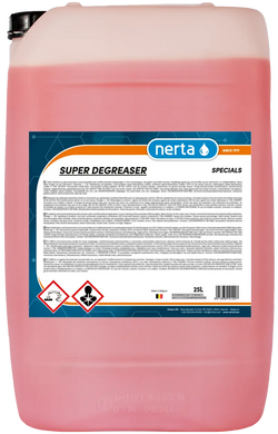 Засіб для видалення сажі, олії, мастила, жиру, кіптяви Nerta Super Degreaser 25 л