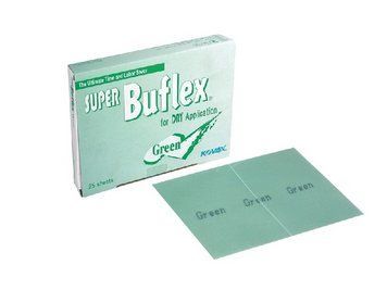 Зелёный шлифовальный абразивный лист KOVAX Buflex Dry Green K2000 170&times;130 mm