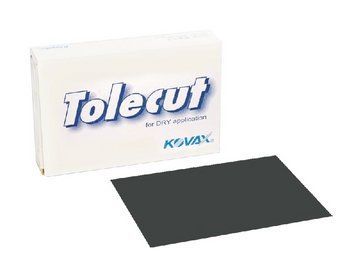 Клеящийся чёрный шлифовальный лист KOVAX Tolecut Black Stick-on K3000 114&times;70 mm