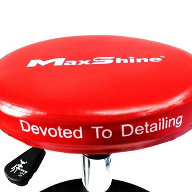 Детейлинг стул с лотком для инструментов - MaxShine Detailing Stool With Tool Tray красно-черный (702301)