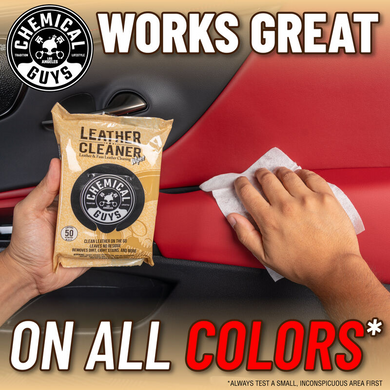 Серветки для чищення шкіри Leather Cleaner Car Cleaning Wipes