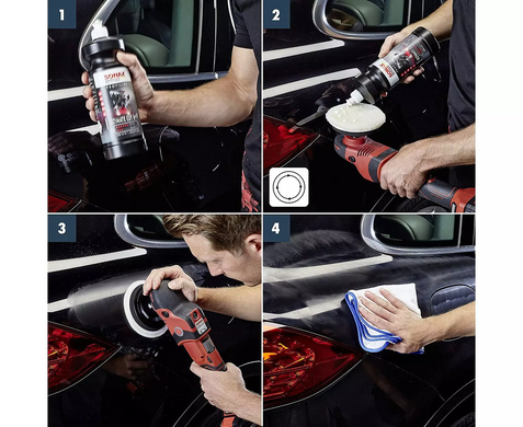Стартовая полировальная паста для кузова автомобиля 250 мл SONAX PROFILINE Ultimate Cut 6+/3 (239141)