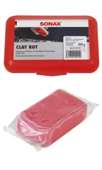 Червона глина для очищення лакофарбових поверхонь 200 г SONAX Clay Rot (450405)