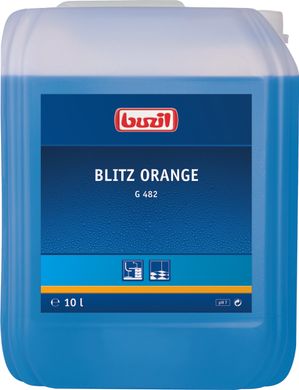 Нейтральний універсальний очищувач Buzil Blitz Orange G482 з приємним ароматом 1 літр