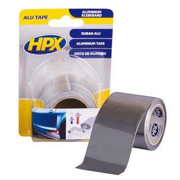 Алюминиевая клейкая лента для глушителей ALU TAPE - 50мм x 5м - алюминиевый скотч HPX