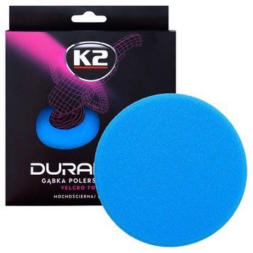 Губка для полировки DURAFLEX жесткая голубая 150х25 мм на липучке K2 (L611) Польша