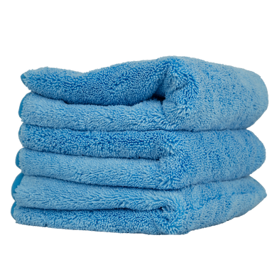 Полотенце супер плюшевое, микрофибра, синее Super Plush Towel 40 X 40см - 1 шт