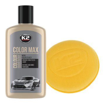 Полироль восковой для кузова K2 Color Max серебристый 250 мл