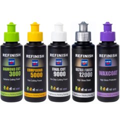 Набір полірувальних паст Cartec Refinish Promo Pack 5шт х 150 мл