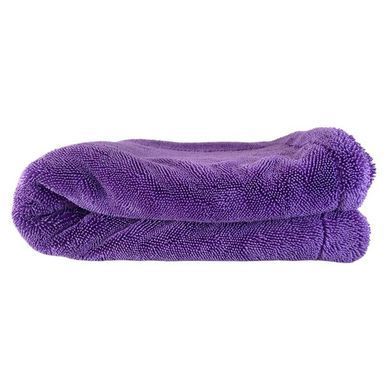 Микрофиброе полотенце для сушки автомобиля 60x95 см 1400 gsm фиолетовый